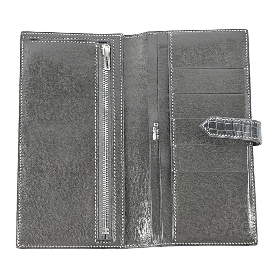 HERMES エルメス 超豪華 長財布 ベアン アリゲーター HERMES エルメス 超豪華 長財布 ベアン アリゲーター