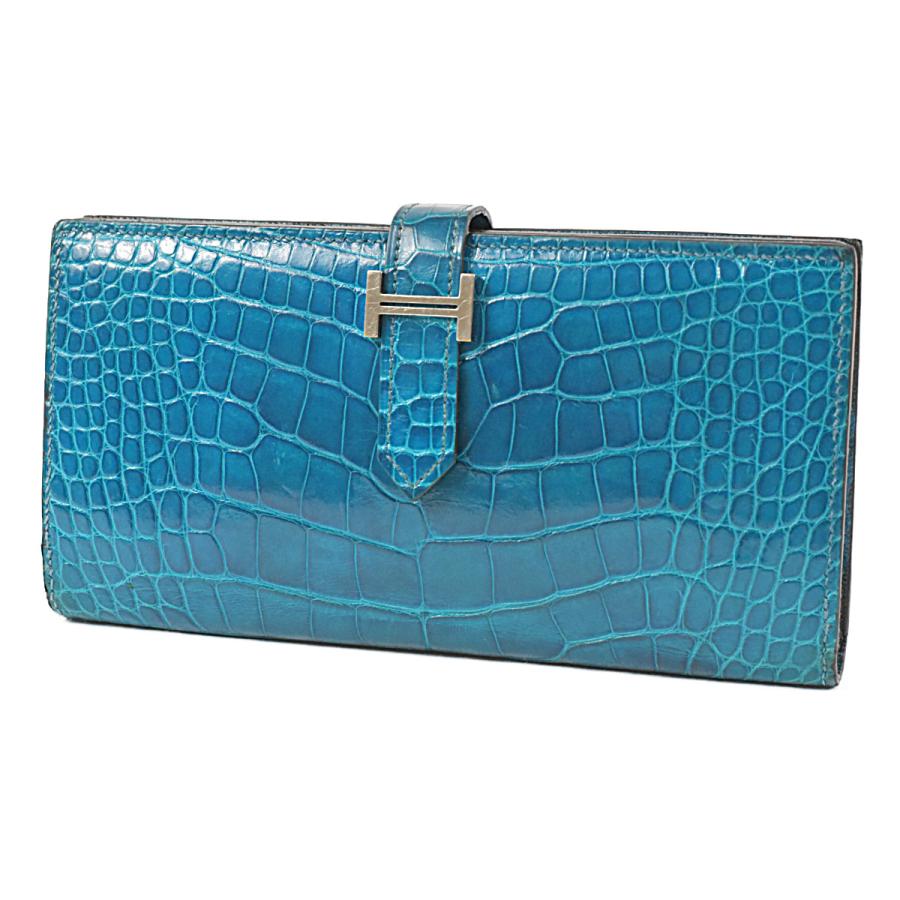 HERMES エルメス 超豪華 極上の逸品 アリゲーター メンズ 長財布 HERMES エルメス 超豪華 極上の逸品 アリゲーター メンズ 長財布