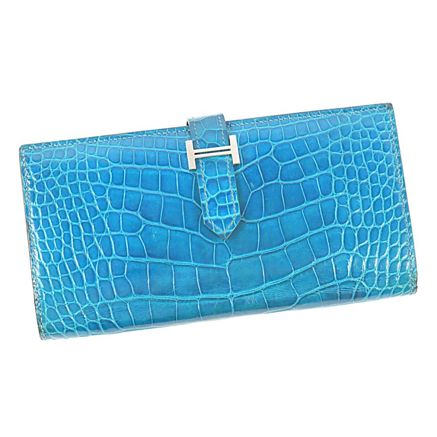 HERMES エルメス 超豪華 極上の逸品 アリゲーター メンズ 長財布 HERMES エルメス 超豪華 極上の逸品 アリゲーター メンズ 長財布