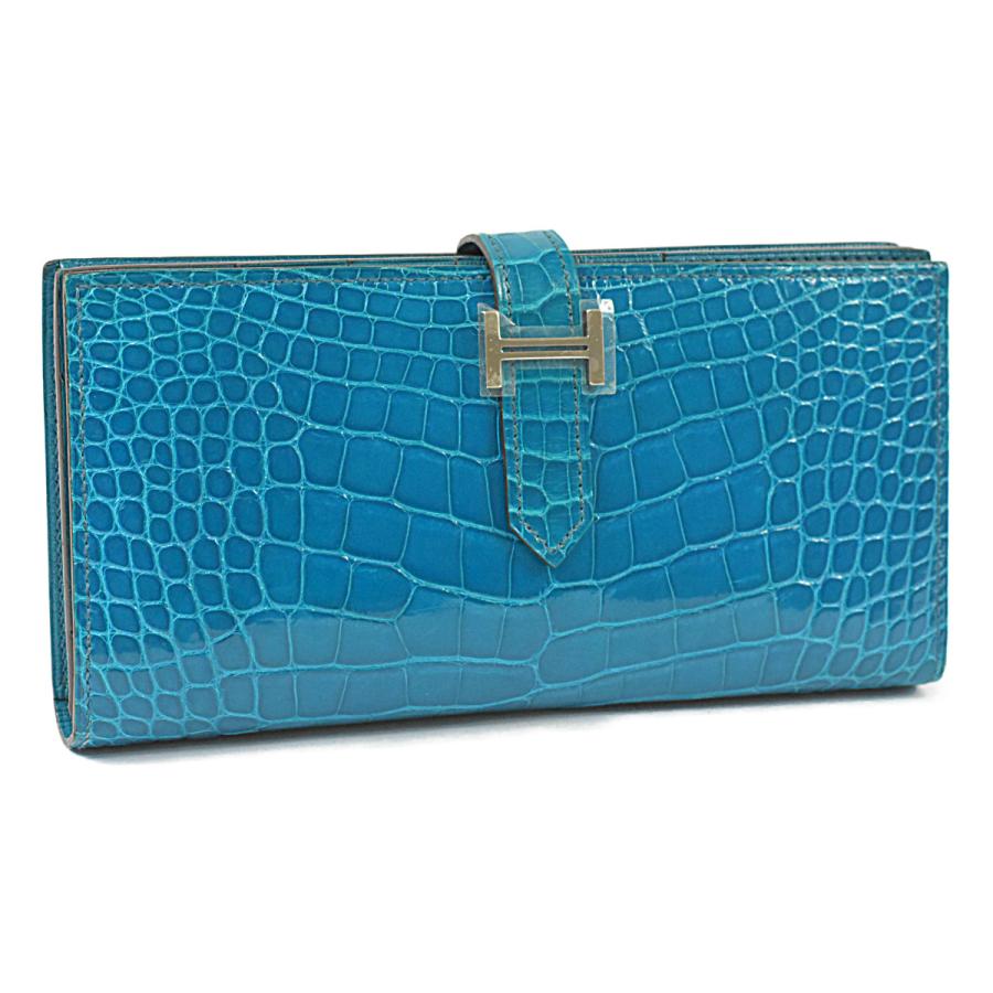 HERMES エルメス 超美品 超豪華 極上の逸品 艶有 ブルー HERMES エルメス 超美品 超豪華 極上の逸品 艶有 ブルー
