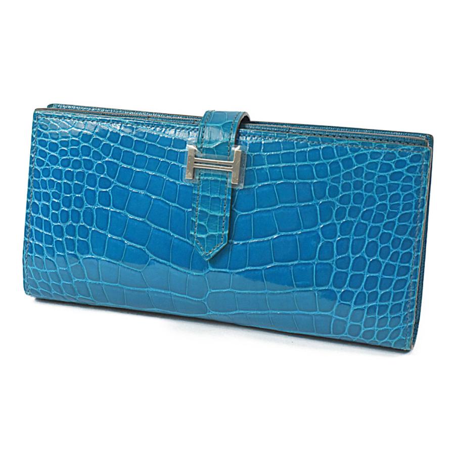 HERMES エルメス 超美品 超豪華 極上の逸品 艶有 ブルー HERMES エルメス 超美品 超豪華 極上の逸品 艶有 ブルー