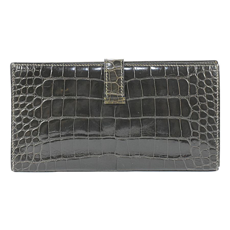 HERMES エルメス 超豪華 長財布 ベアン アリゲーター HERMES エルメス 超豪華 長財布 ベアン アリゲーター