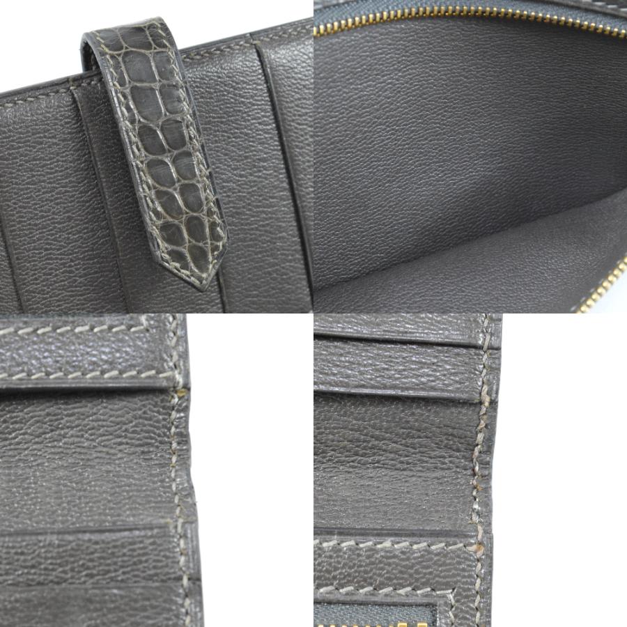 HERMES エルメス 超豪華 長財布 ベアン アリゲーター HERMES エルメス 超豪華 長財布 ベアン アリゲーター