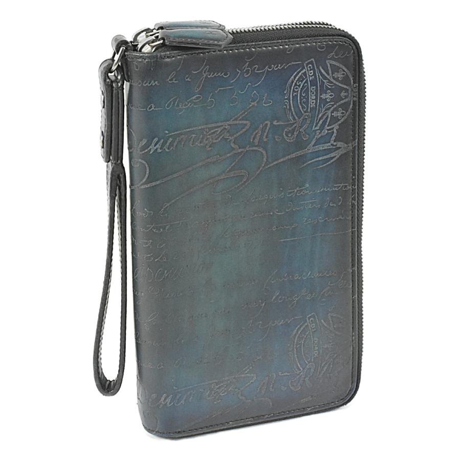 Berluti ベルルッティ 希少 両面Wスタンプ オールインワン タリ ブルー 