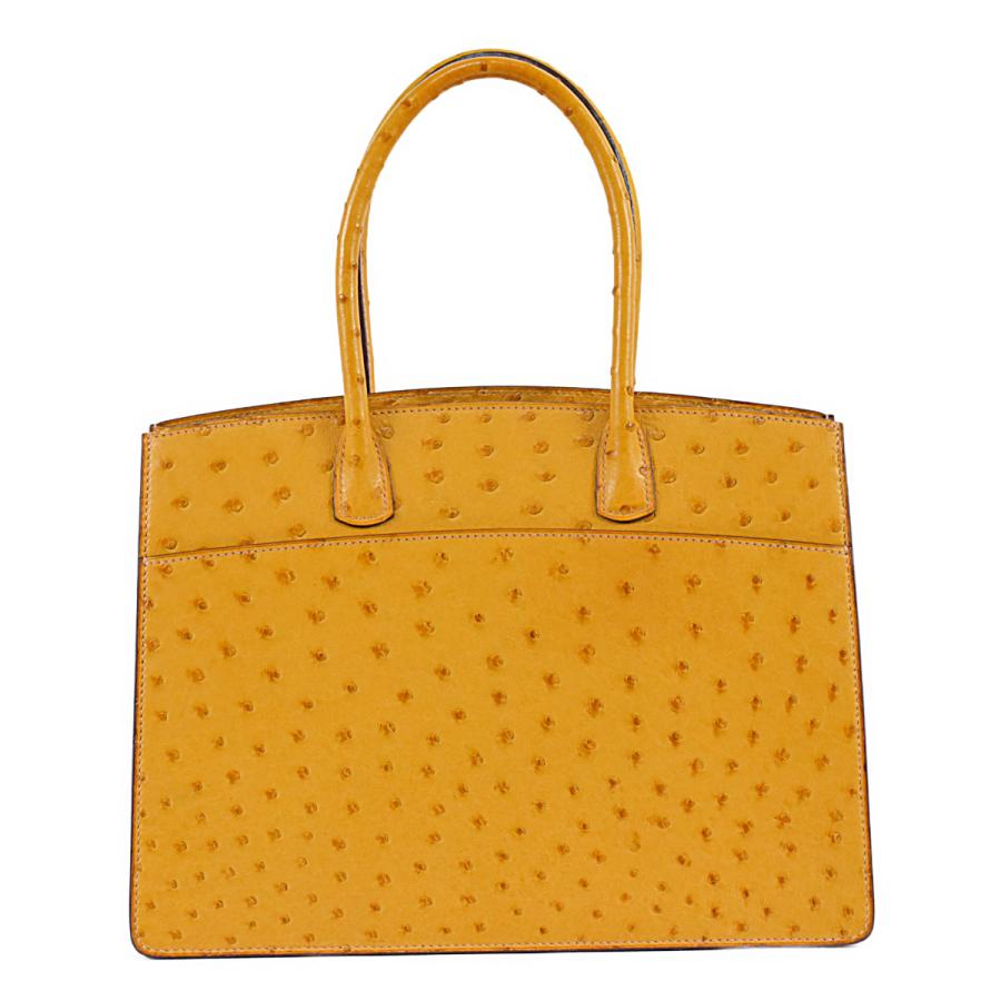 エルメス 超美品 希少 オーストリッチ ビジネストートバッグ 