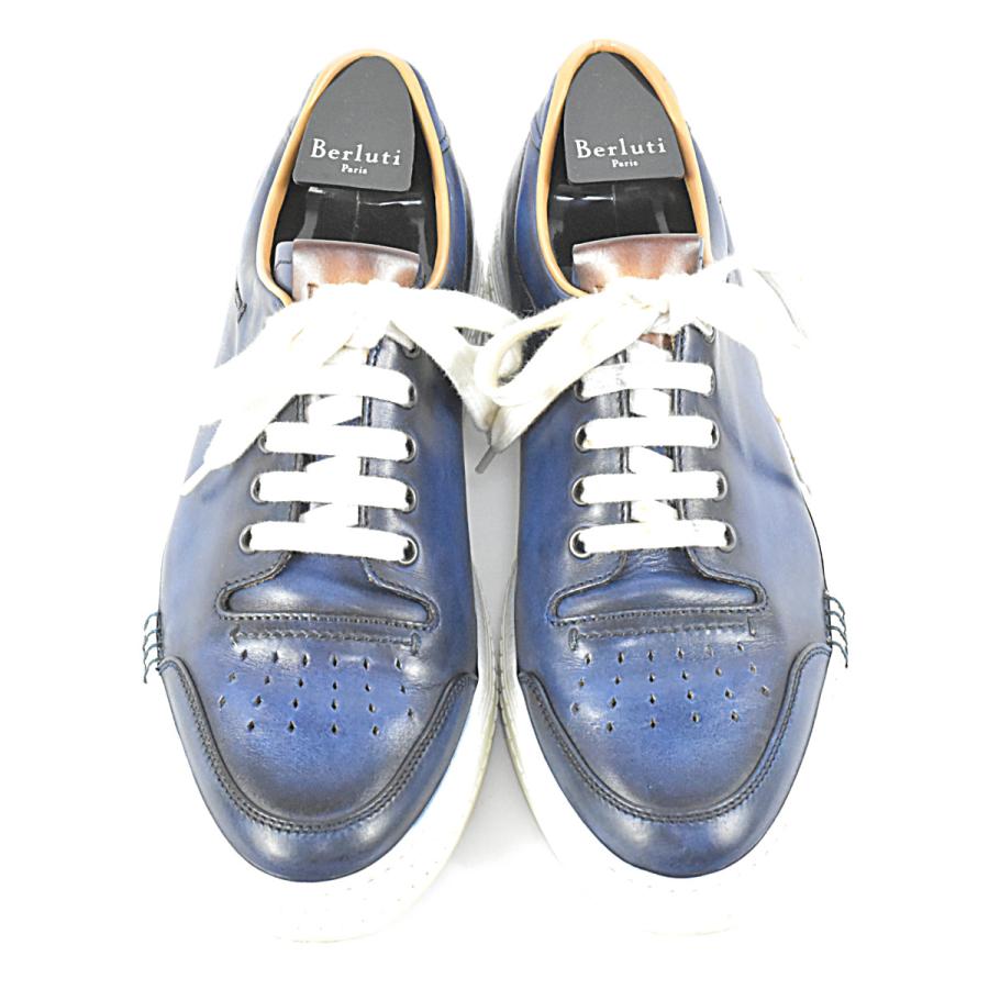 Berluti ベルルッティ 美品 プレイタイム レザースニーカー Berluti ベルルッティ 美品 プレイタイム レザースニーカー