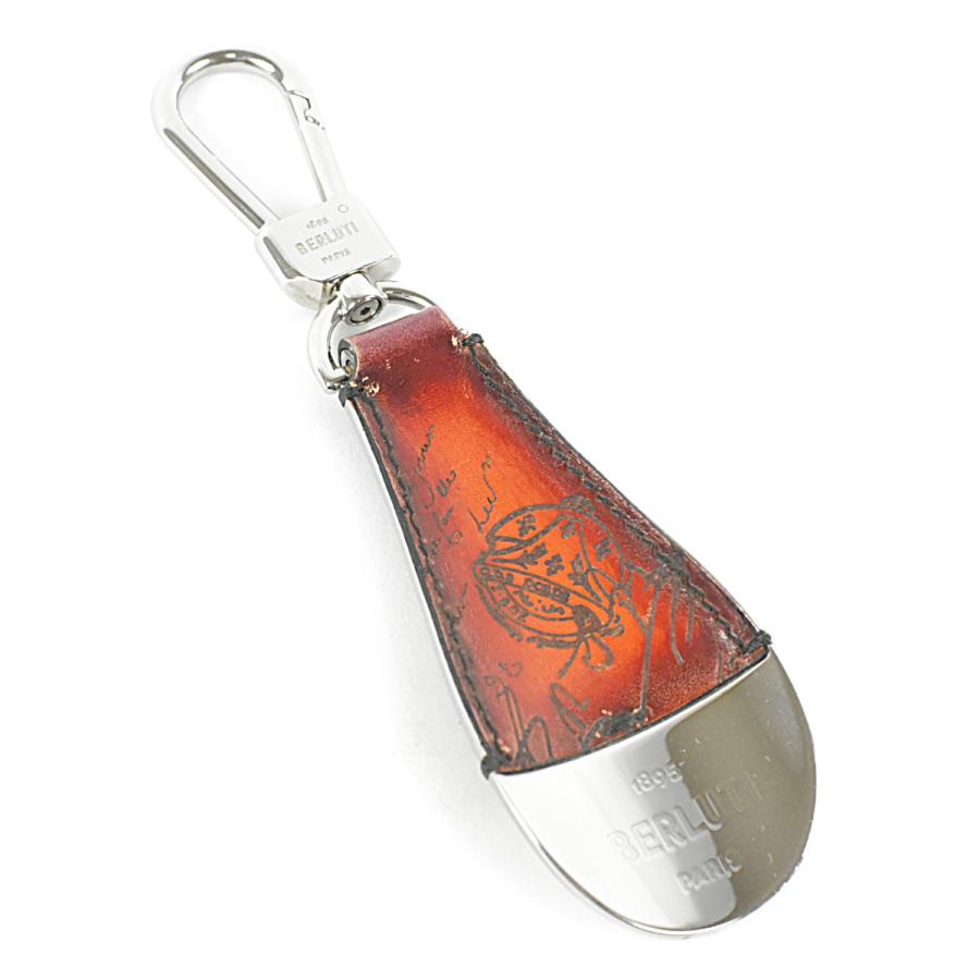 ベルルッティ　靴べら　バックチャーム　新品未使用 Berluti ベルルッティ スクリット カリグラフィ メタル シュー