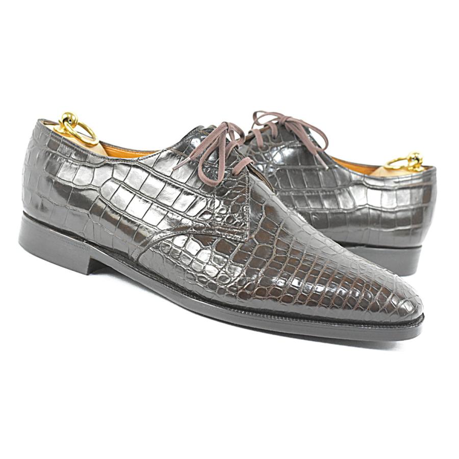 JOHN LOBB（ジョンロブ） 超豪華 ド迫力 アリゲーター レースアップ 