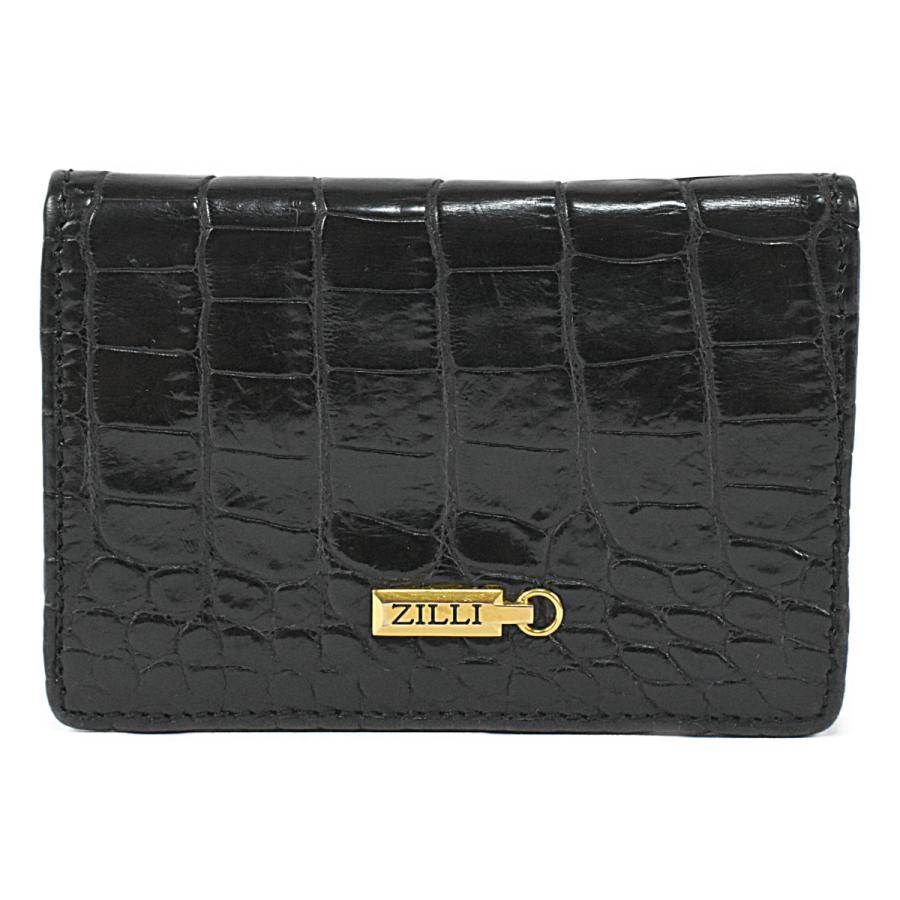 ジリー 超豪華 クロコダイル 無双仕立て カードケース 名刺入れ ジリ