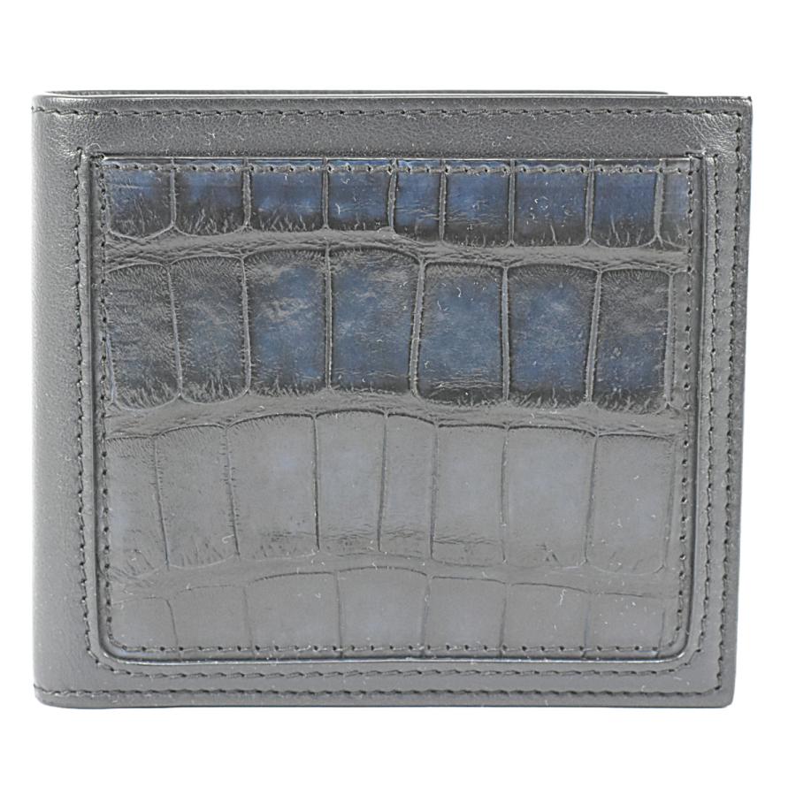 ZEGNA（ゼニア） エルメネジルドゼニア 超美品 クロコダイルエフェクト