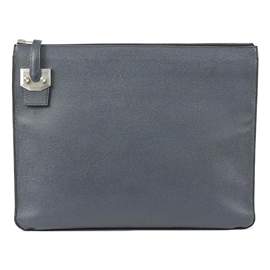 HERMES（エルメス） 美品 シティホール 38 クラッチバッグ ブルー