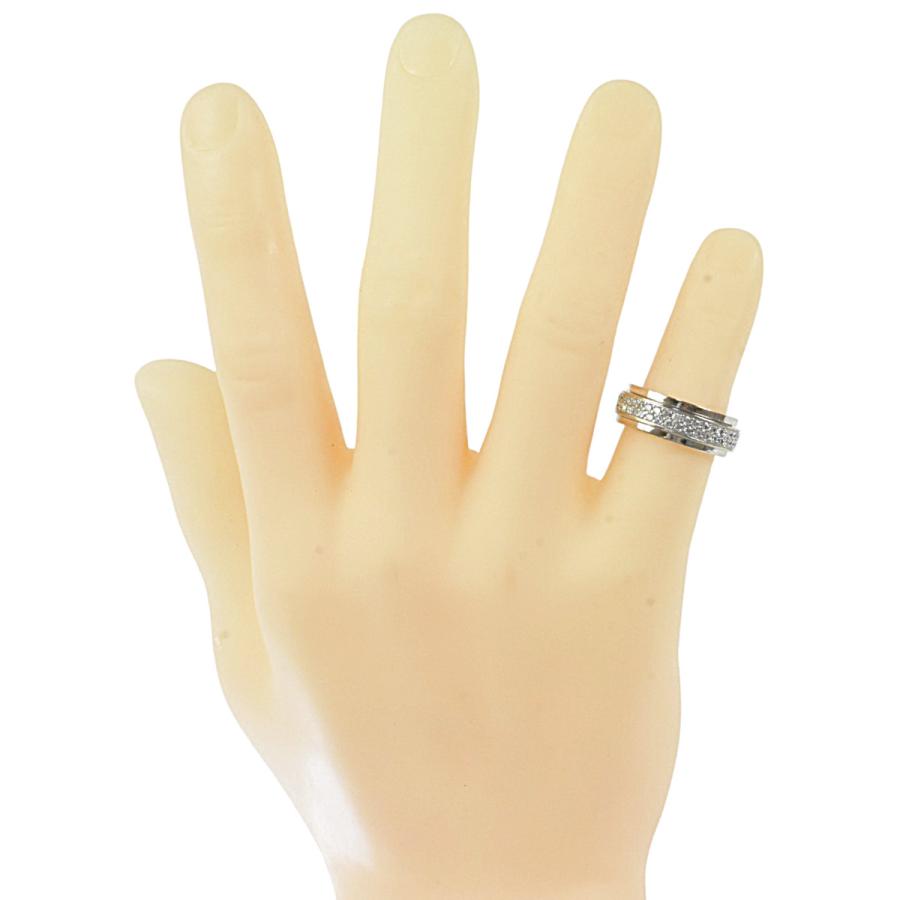 ピアジェ　ポセション　ホワイトゴールド　750 メンズ ポセション ピアジェ 新品仕上げ済み フルダイヤモンド リング