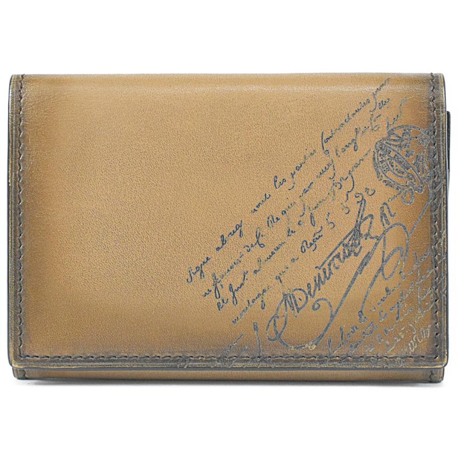 【美品】ベルルッティ カリグラフィ ベネチアンレザー カードケース 名刺入れ 美品】ベルルッティ カリグラフィ ベネチアンレザー カードケース 名刺