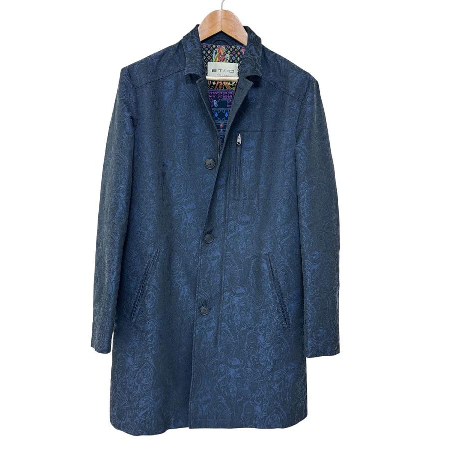 ETRO（エトロ） 新品同様 超美品 ペイズリー 総柄 ネイビー メンズ