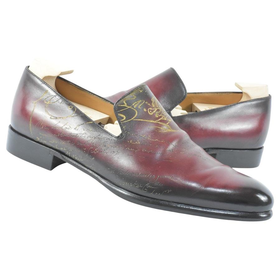 Berluti ベルルッティ カリグラフィー ローファー【美品】 Berluti（ベルルッティ） スクリット カリグラフィ パティーヌ