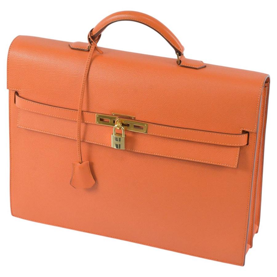 【セール】【極美品】HERMES　エルメス　ケリーデペッシュ 38 ゴールド HERMES エルメス 美品 ケリーデペッシュ38 ブリーフケース