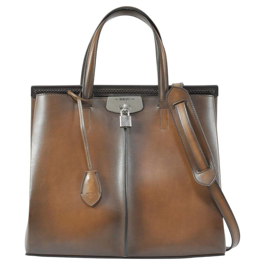 Berluti（ベルルッティ） 美品 ルッティ 38 レザーバッグ 2way メンズ