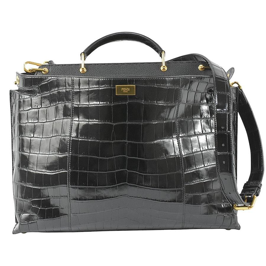 FENDI（フェンディ） 希少 超豪華 アリゲーター クロコダイル 