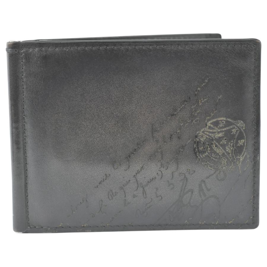 ✨極美品　付属品あり✨ベルルッティ　二つ折り　お札入れ　マコレ　カリグラフィ Berluti（ベルルッティ） 美品 スクリット カリグラフィ フィギュア 2