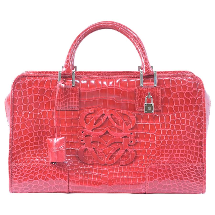 Amazona（LOEWE） ロエベ 美品 超希少 豪華 最高級 クロコダイル