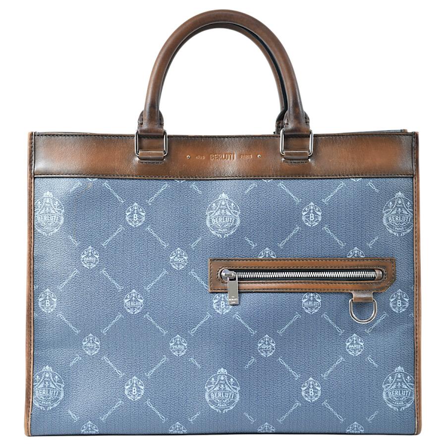 Berluti（ベルルッティ） ウリス クレスト スモール キャンバス/レザー