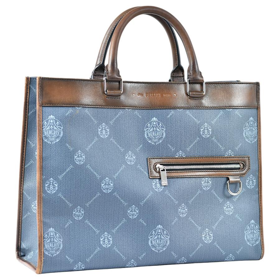 Berluti（ベルルッティ） ウリス クレスト スモール キャンバス/レザー