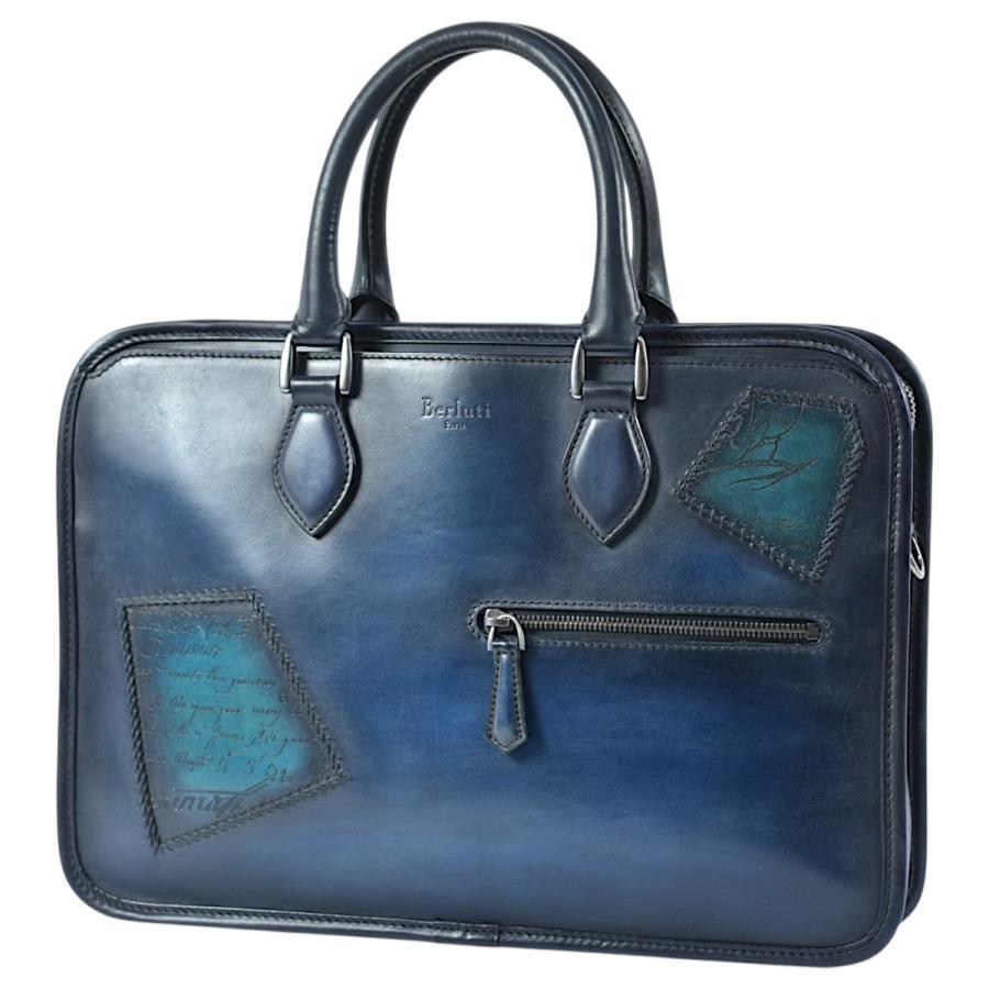 【美品】ベルルッティ アンジュールミニ ラピエセルプリゼ Berluti（ベルルッティ） 名作 廃番モデル ブリーフケース アン