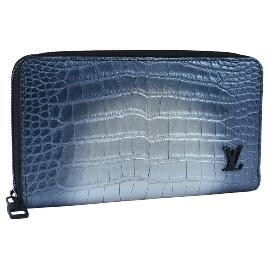 LOUIS VUITTON ジッピーウォレットクロコダイル ケース 中古 ＜ルイ・ヴィトン / LOUIS VUITTON＞ ジッピーウォレット