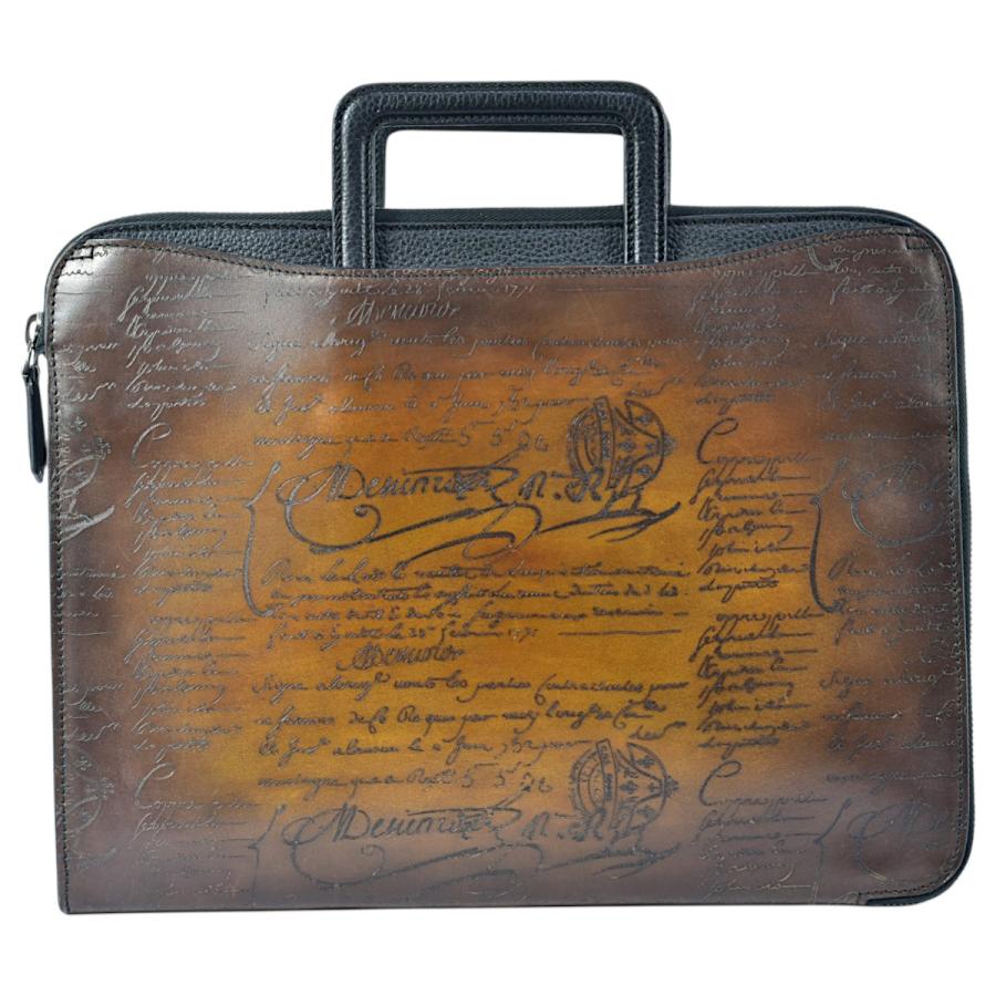 BERLUTIベルルッティ カリグラフィー　ビジネスバッグ Berluti（ベルルッティ） 美品 美しいパティーヌ スクリット