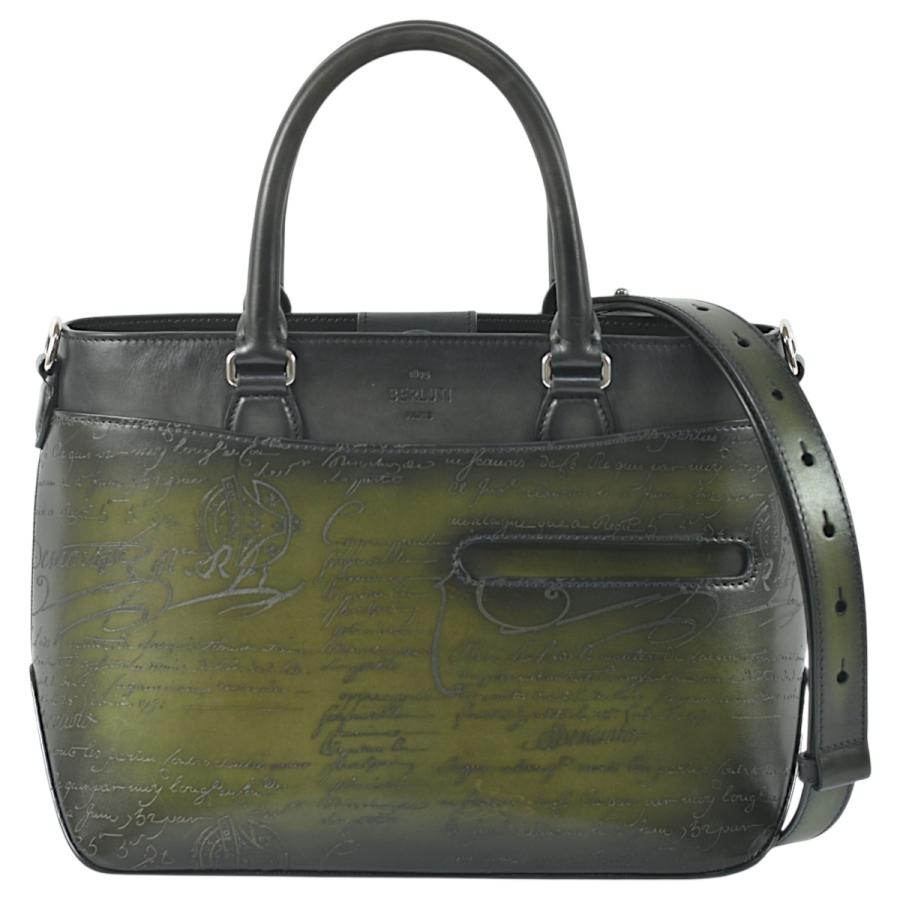 Berluti（ベルルッティ） 美品 スクリット グリーン パティーヌ トゥ