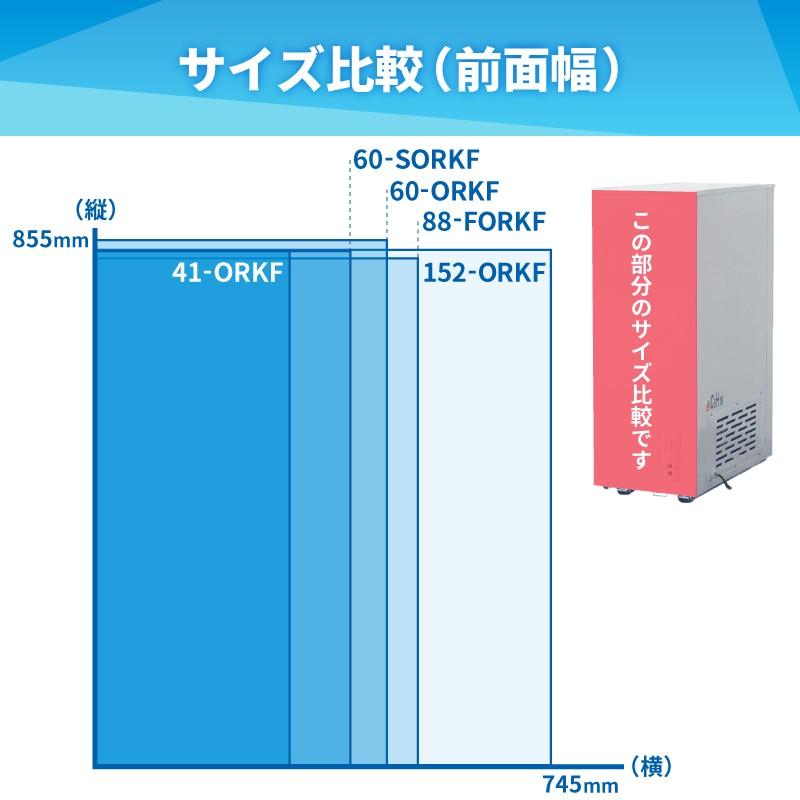 【3年保証の冷凍ストッカー！】【限定SALE！】 小型　冷凍庫　88L　業務用　家庭用　新品　W526×D531×H831mm　88-FORKF　前扉　フードケース付き｜kitchen-field7｜14