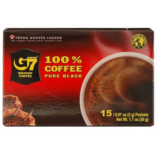 チュンゲン G7インスタントブラックコーヒーベトナムコーヒー 2g