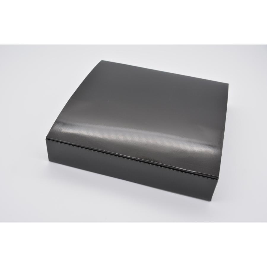 一体型70-70シャインブラックK-2黒セット 300セット入 無地柄 お好み焼き 仕出し カフェ弁当の画像