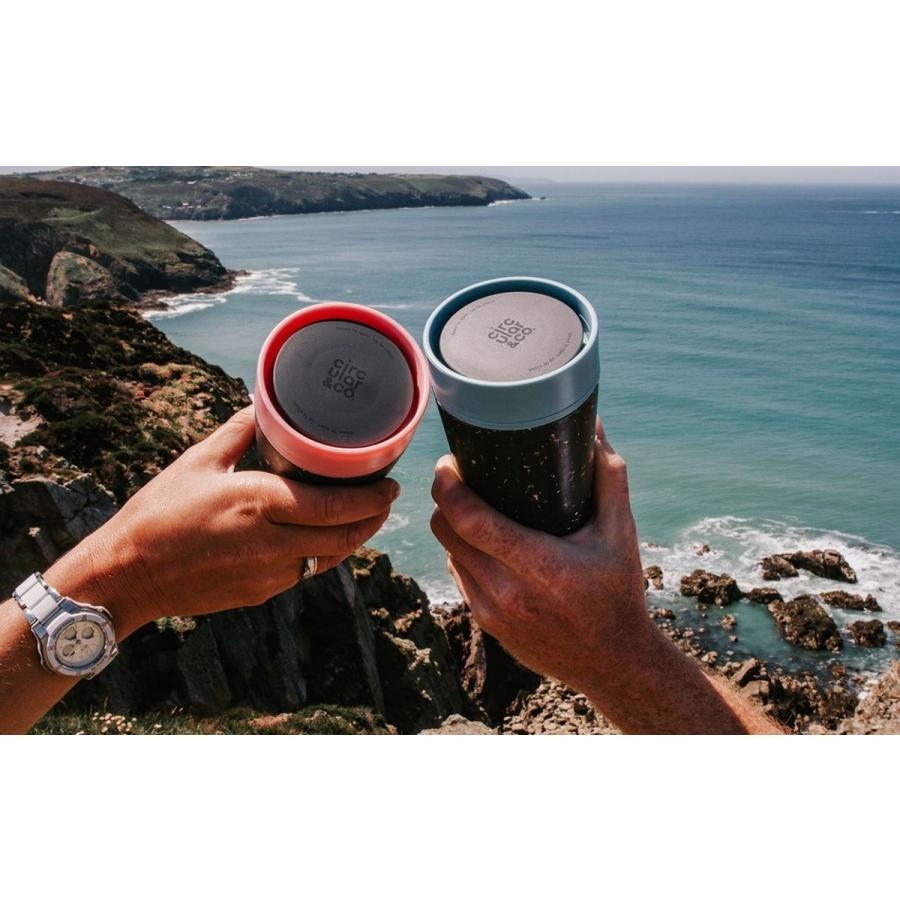 Circular Cup 8oz / 227ml ブラック&ピンク カップ タンブラー