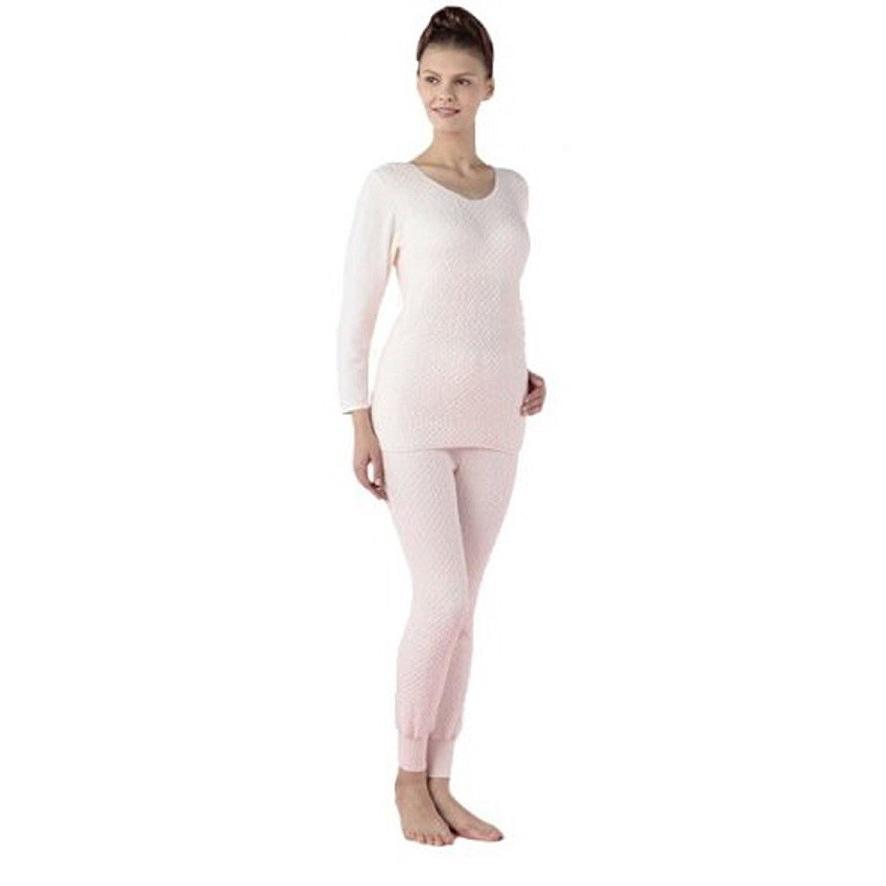 健康肌着 ひだまり 極 (きわみ) 婦人用 上下セット : Kitchen&Living