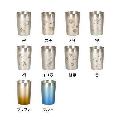 HORIE(ホリエ） 純チタン製 二重タンブラー PREMIUM LIGHT(結晶華飾 