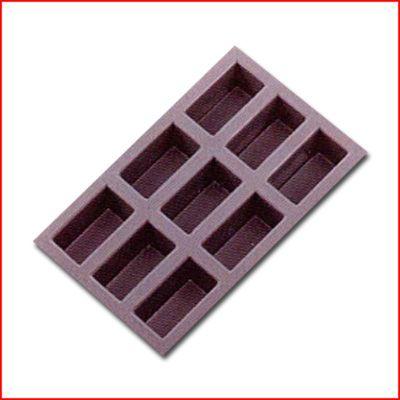 お菓子型 ドルチェ シリコン長方形 9ヶ取 製菓用モールド 焼き型