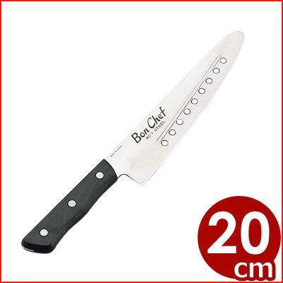 ボンシェフ 万能包丁 20cm くっつきにくい 穴開き : キッチンよろず