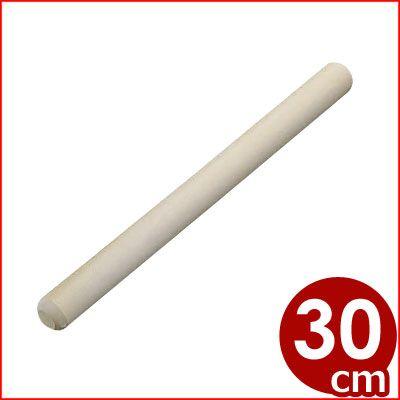木製麺棒 朴材 長さ30cm×直径3cm めん棒 生地伸ばし棒 : キッチン