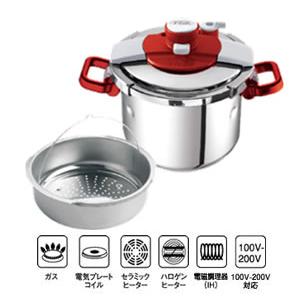 未使用品】T-fal Clipso 圧力鍋 360度開閉 6L /フランス製