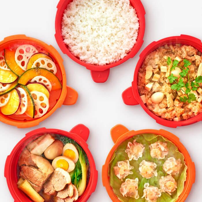 MEYER（マイヤー） 電子レンジ圧力鍋 イタリアンレッド MPC2.3IR