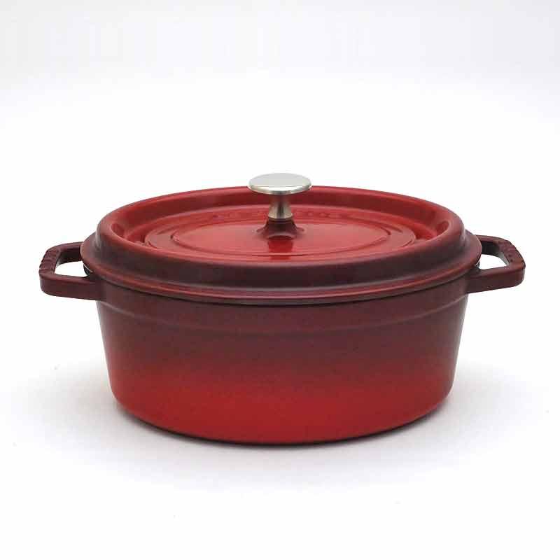 Staub ストウブ ピコ・ココット オーバル23cm（1102306）＜チェリーレッド＞ | Staub