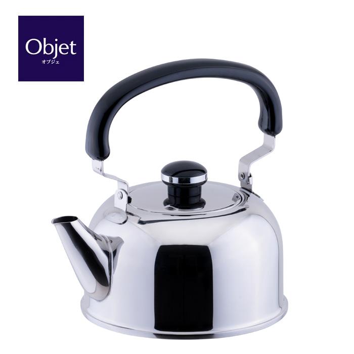宮崎製作所 オブジェ objet デンチョーケトル1.3リットル (OJ-25) ステンレスケトル やかん IH対応 日本製 5年保証 | 