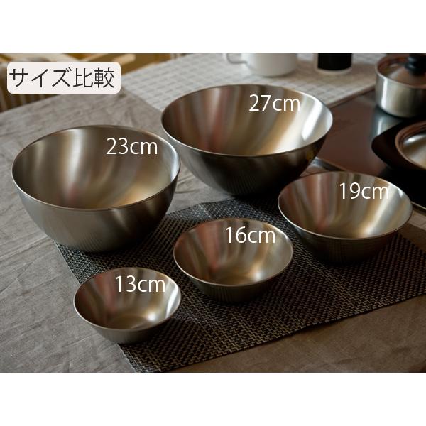 【柳宗理】 ステンレスボウル4個セット　13・16・19・23cm 各1 柳宗理 ステンレスボール ボウル 4個セット 13cm・16cm・19cm・23cm