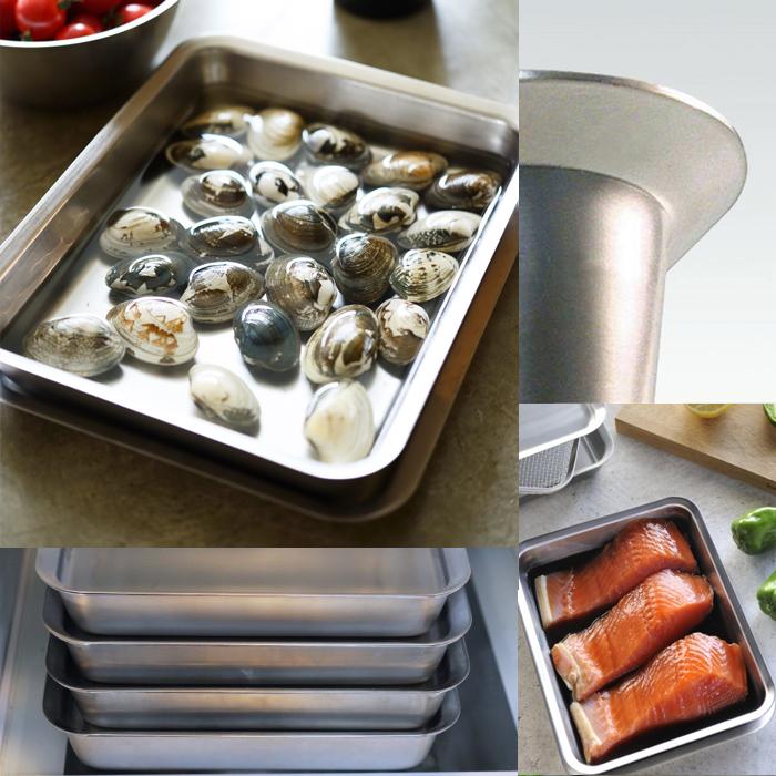 la base ラ・バーゼ 角バッド 21cm ( LB-007 ) 有元葉子 ラ バーゼ ステンレス バット バッド シンプル |  | 01