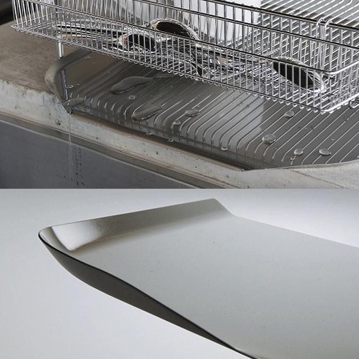 la base ラ・バーゼ ステンレス水切りトレー ( スリム ) ( LB-030 ) 有元葉子 ラ バーゼ ステンレス トレイ 水切り | la base | 01