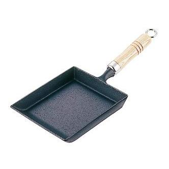 岩鋳 南部鉄 玉子焼 (24017）エッグパン フライパン 鉄 卵焼き 日本製 IH対応 木製 取っ手 |  | 01