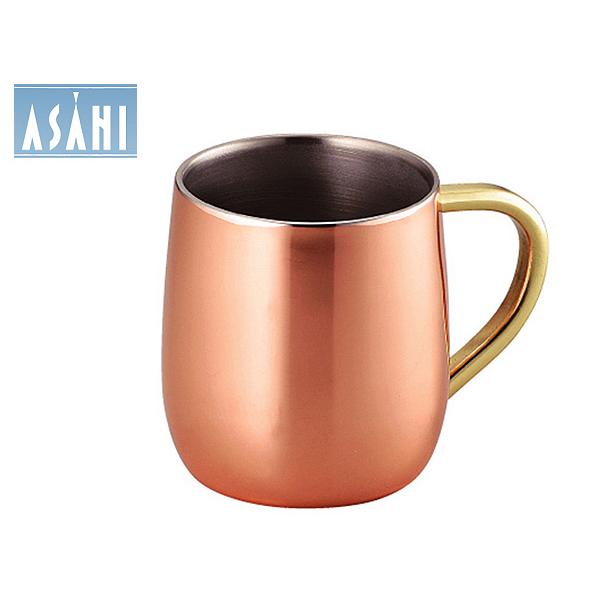 ASAHI/アサヒ 食楽工房 銅製 2重マグカップ 【純銅製/銅カップ/マグ】 （CNE905） | 