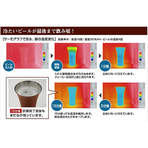 ASAHI/アサヒ 食楽工房 銅製 2重マグカップ 【純銅製/銅カップ/マグ】 （CNE905） |  | 01
