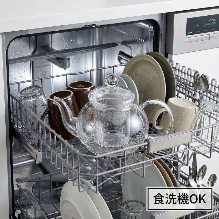 透明 クリア 耐熱ガラス ティーポット 600ml 電子レンジOK 食洗機OK ASAHI アサヒ 悠遊器房 耐熱 ガラス Relaxation Tea Time FH202 |  | 02